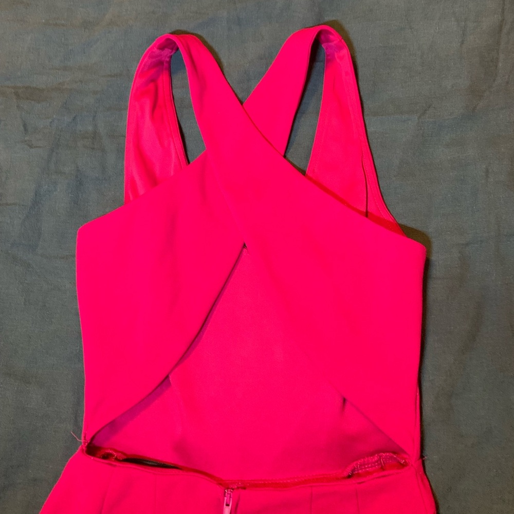 Hit pink jumpsuit